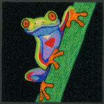 Love Frog 6" x 6" - A small, vibrant visitor—offering a moment of joy and connection.